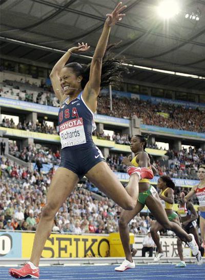 Sanya Richards.