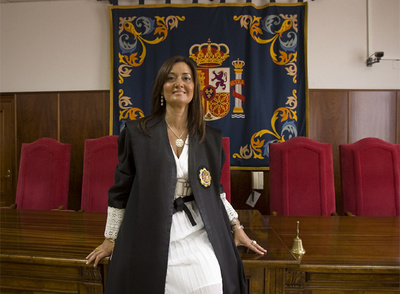 Orellana acudirá a la huelga el 8 de octubre si no mejoran las cosas. Su juzgado está desbordado por una crisis que aún no ve  brotes verdes. 