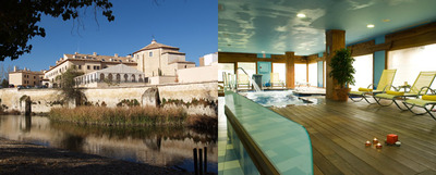 Vista panorámica del Convento Las Claras y 'spa' del hotel vallisoletano.