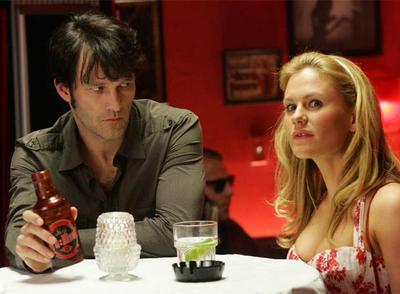 Stephen Moyer y Anna Paquin, protagonistas de la serie  True Blood .