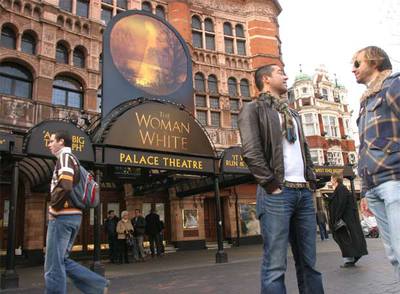 El londinense Palace Theatre, que aparece en  Match Point.  