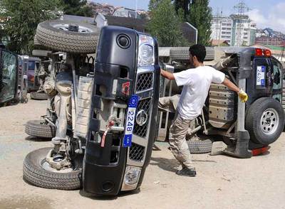 Vandalismo contra la UE en Kosovo
