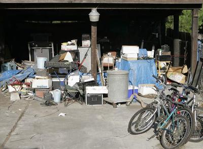 Chabola en la que vivió secuestrada Jaycee Lee Dugard durante 18 años.