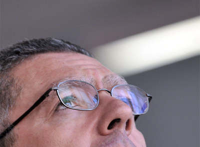 Alberto Ruiz-Gallardón en la inauguración de un  vivero  de empresas de moda, ayer en Vallecas.