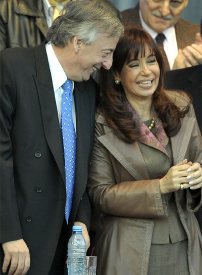 El matrimonio Kirchner.