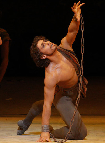 El bailarín Ivan Vasiliev, en  Espartaco .