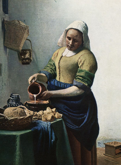  La lechera  (1657-1658), de Vermeer, se exhibe en el Metropolitan.