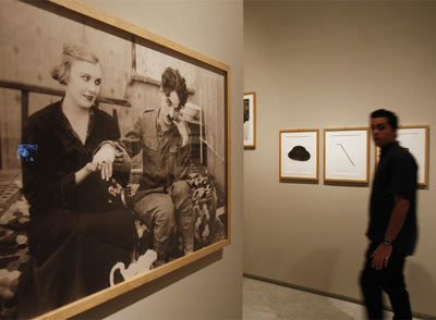 Un aspecto de la muestra  Chaplin en imágenes  que puede verse en Málaga.