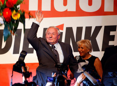 Oskar Lafontaine, líder de La Izquierda.