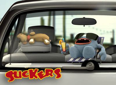 Los protagonistas de  Suckers,  producción española de animación.