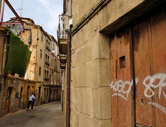 Termitas en el casco histórico de Ourense