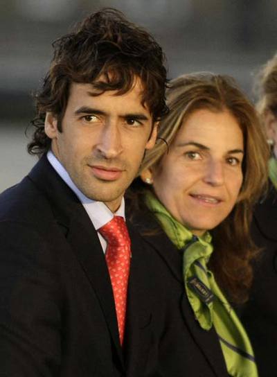 Raúl y Arantxa Sánchez Vicario, en Copenhague.