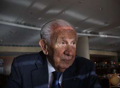 Juan Antonio Samaranch, ayer en el hotel Marriott de Copenhague.