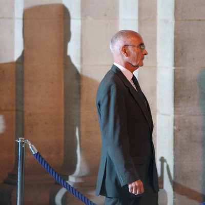 El general Philippe Rondot, ex jefe de los servicios secretos franceses, en el tribunal del  caso Clearstream. 