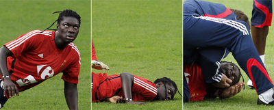 La lipotimia de 'Pantera' Gomis crea alarma en la selección francesa