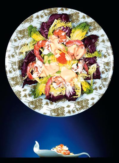 CÓCTEL DE GAMBAS CON SALSA ROSA