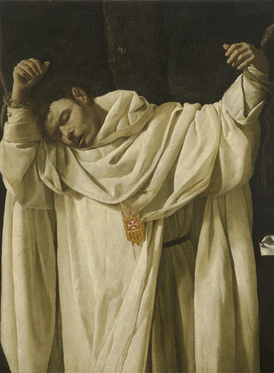  San Serapio,  de Francisco de Zurbarán, cuadro cedido a la exposición por el Museo de Arte Wadsworth Atheneum.