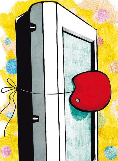  Ilustración del programa del corazón  Sálvame , el circo más punk de la televisión 