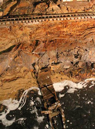 Maqueta realizada por Frederic Amat para rodar  El aullido. 