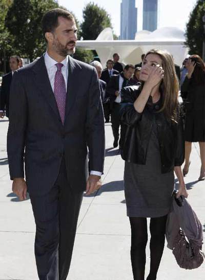 Los príncipes de Asturias, durante un reciente viaje a Chicago.