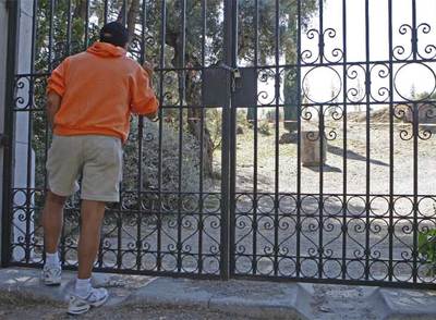 Todo preparado en el parque Federico García Lorca