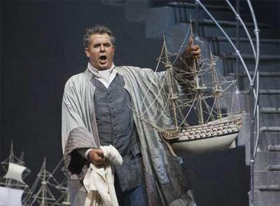 Ensayo de  La mujer silenciosa  en el teatro de la Maestranza de Sevilla.