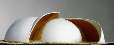 Maqueta  Maison au Soleil II,  uno de los proyectos en los que trabajaba Francesco Lo Savio cuando murió en 1963.