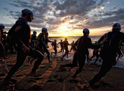 El triatlón de Barcelona bate récords