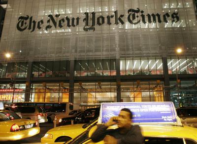 Sede central de  The New York Times .