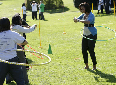'Hula-Hop' en la Casa Blanca
