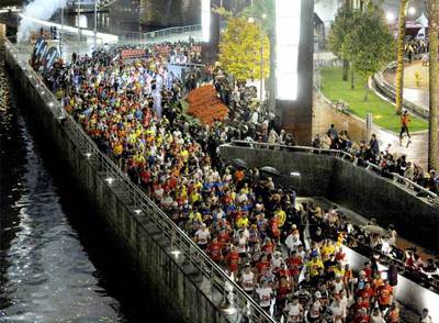 La positiva experiencia de la Maratón nocturna en Bilbao