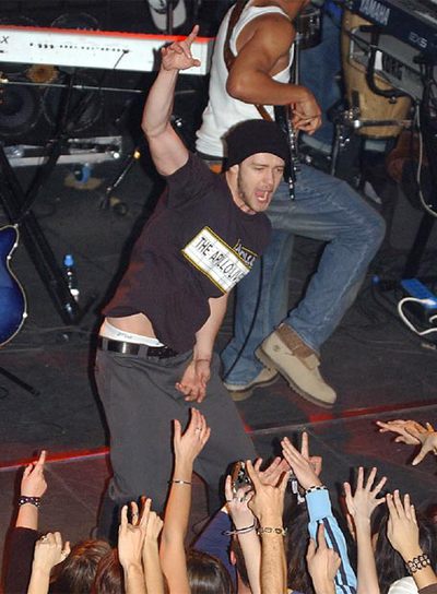 El cantante Justin Timberlake, en Madrid.