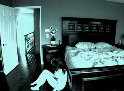 Fotograma de  Paranormal activity. 