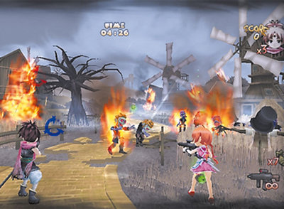 Videjuego 'Zombie panic in wonderland