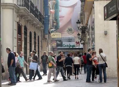 Escasa incidencia de la apertura en festivo