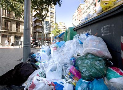 Tres días con la basura en la calle
