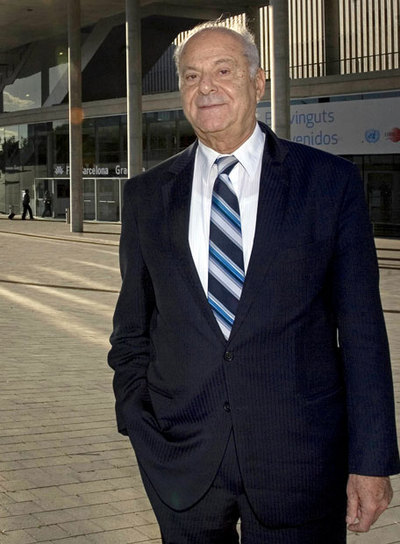 Hani El Nokraschy, a la salida de la cumbre.