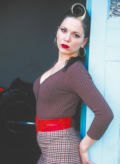 La cantante irlandesa Imelda May,  pin-up  del siglo XXI.