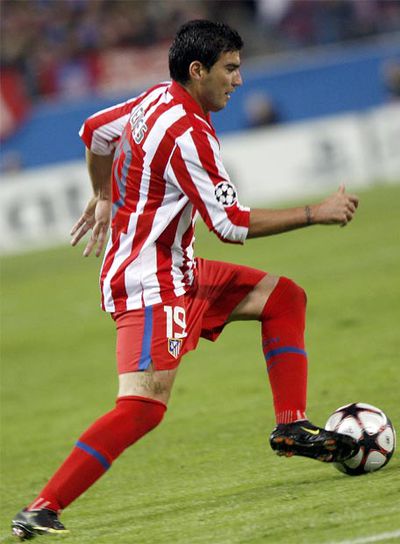 Reyes, en el partido de  Champions  contra el Chelsea.