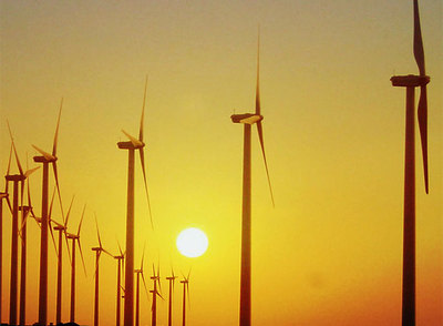 El parque eólico de El Marquesado (Granada), de Iberdrola.
