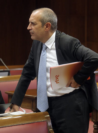 Luis Fernández, en el Senado.