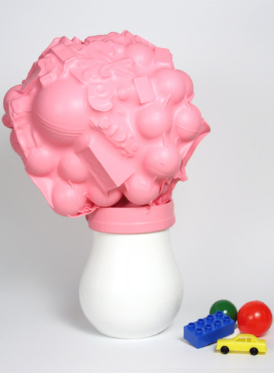 Objetos de la exposición  The Design Circus,  en el Círculo de Bellas Artes.