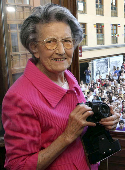 Piedad Isla, en agosto pasado, en Cervera de Pisuerga.