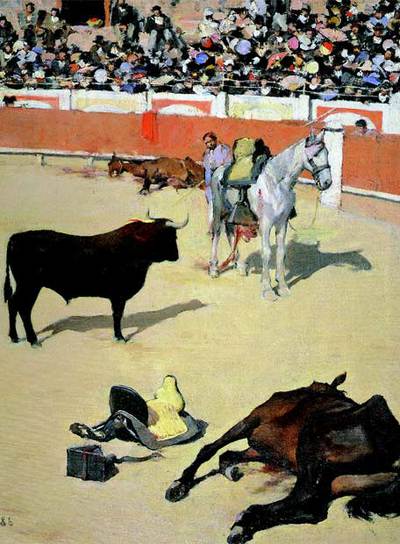 Toros,  cuadro de Ramon Casas que ha adquirido el MNAC.