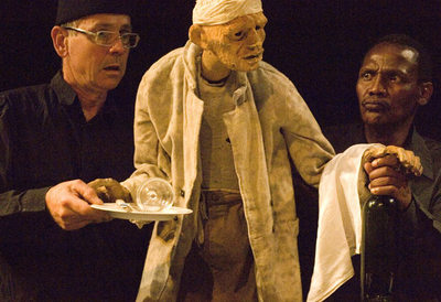 Un momento de   Woyzeck en lo alto de la colina,   la obra que puede verse en el Teatro Central de Sevilla.