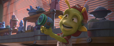Fotograma de la película de animación española  Planet 51 , dirigida por Jorge Blanco.