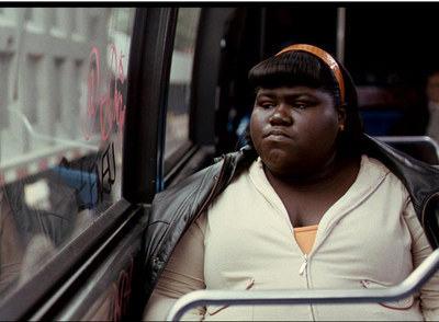Gabourey Sidibe, protagonista de la película  Precious,  del director Lee Daniels.