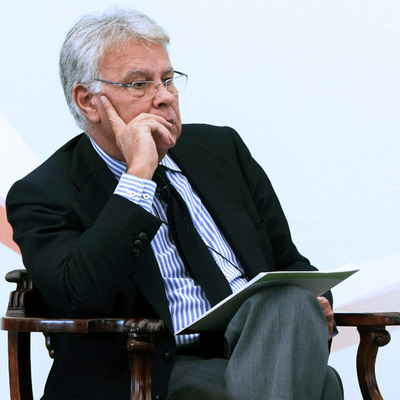 Felipe González, fotografiado en un foro sobre la crisis celebrado en la ciudad de México en enero de 2009.