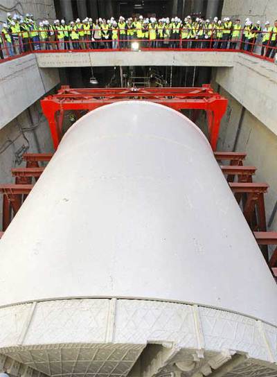 'Adelantada' excava el metro a Las Rosas