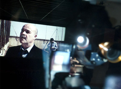 Proyección en Barcelona de la película  Celda 211,  en la que participa Antonio Resines.